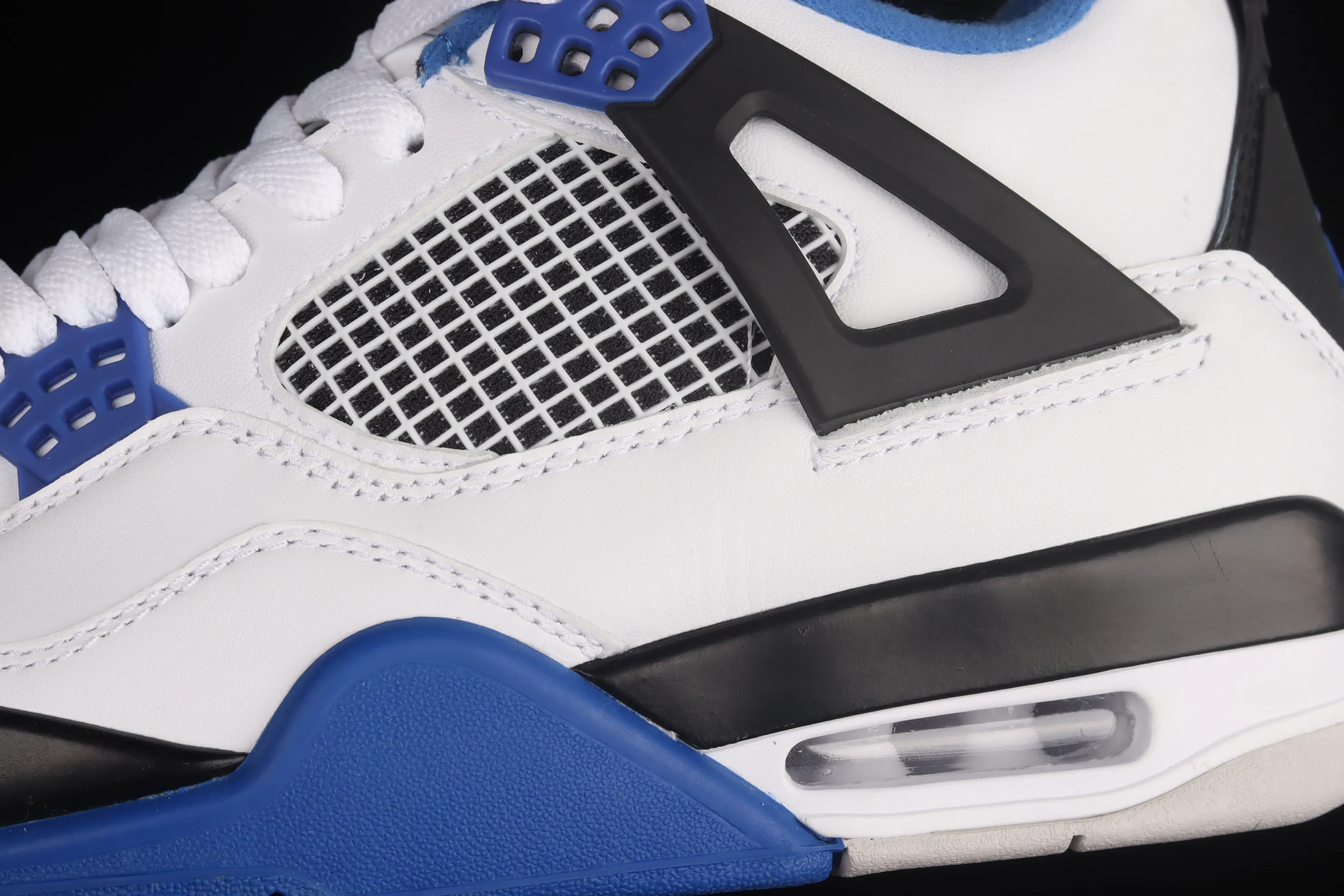 All categories Air Jordan Jordan series basketball shoes Air Jordan 4 pure original version Air Jordan 4 Retro AJ4 Joe 4 white and blue 308497-117